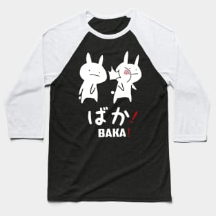 Funny Anime Baka Rabbit Slap Japanese Gift T-Shirt Baseball T-Shirt